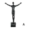 Modern Climbing Man Wall Sculpture  Minimalist Resin Athlete Wall Art Decor 6