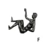 Modern Climbing Man Wall Sculpture  Minimalist Resin Athlete Wall Art Decor 11