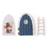 Enchanted Fairy Elf Mini Door Decor Set  Whimsical Wall  Tooth Box Gift For Kids Rooms 8
