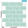3D Peel  Stick Tile Wall Stickers  Waterproof SelfAdhesive Kitchen  Bathroom Wallpaper Panels 10
