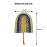 Handwoven Seagrass Wall Fan Decor  Nordic Boho Wicker Hanging For Living Room  Entryway 24