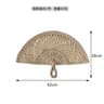 Handwoven Seagrass Wall Fan Decor  Nordic Boho Wicker Hanging For Living Room  Entryway 15