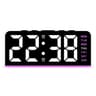 Smart LED Digital Alarm Clock With Night Light  Dual Alarm Date  Temperature Display 12