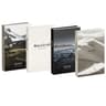 Luxury Faux Decorative Book Set  Aesthetic Coffee Table  Bookshelf Storage Decor 4 Pcs 9
