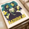 Vintage Radiohead Poster Wall Art  Retro Rock Band HD Print For Home  Bar Decor 11