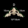 Unpainted Floral Wood Carved Corner Appliques  Decorative Onlay Trim For Furniture  Home Decor 28