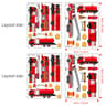 Kids Cartoon Fire Truck Wall Decal Stickers  Removable Firetruck Mural For Bedroom Nursery  Playroo 7
