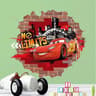 3D Lightning McQueen Wall Stickers  Cartoon Cars Kids Room Decor Decals 23