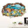 Cute Pikachu Wall Sticker  Cartoon Kids Room Vinyl Decal Door  Wall Decor 16
