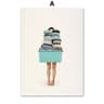 Laundry Girl Canvas Wall Art  Nordic Bathroom Poster Print Home Decor 5
