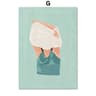 Laundry Girl Canvas Wall Art  Nordic Bathroom Poster Print Home Decor 11
