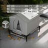 Insulated Outdoor Cat House With Stand  Waterproof Weatherproof Shelter For Cats  Small Dogs 9