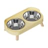 Elevated Stainless Steel Double Pet Bowl  AntiSlip Raised Feeder For Cats  Dogs 9