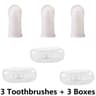 3Piece Pet Finger Toothbrush Set  Dog  Cat Dental Cleaning Finger Brushes For Oral Care And Teeth C 9