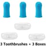 3Piece Pet Finger Toothbrush Set  Dog  Cat Dental Cleaning Finger Brushes For Oral Care And Teeth C 6