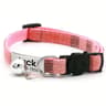 Custom Engraved Plaid Pet Collar  Adjustable Breakaway Cat  Puppy Collar With Personalized ID Tag A 10