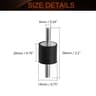 Rubber Shock Mount AntiVibration Bobbin Isolator  M3 M4 M5 M6 Metal Damper For Pumps Compressors  G 12