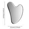 Stainless Steel Gua Sha Board  Cooling Facial Massage Tool For Skin Tightening Puffiness  Dark Circ 6