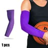 1pc Cooling Sports Arm Sleeve  UV Protection Compression Arm Warmer For Basketball Cycling Running