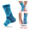 1pc Professional Sports Ankle Support Brace  Breathable Compression Sleeve With Silicone Grip For M 9