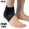 1pc Adjustable Ankle Compression Sleeve Support  Anti Sprain Foot Brace For Running Sports  Heel Pr 6