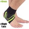 1pc Adjustable Ankle Compression Sleeve Support  Anti Sprain Foot Brace For Running Sports  Heel Pr 8
