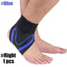1pc Adjustable Sport Ankle Stabilizer Brace  Compression Ankle Support For Running Basketball  Spra 13