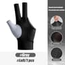 1pc Snooker Billiard Cue Glove  Three Finger Pool Glove For Left Hand Breathable Polyester For Men  7
