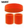 Sports Sweatband Set  Cotton Headband  Wristbands For Men And Women Running Basketball Gym Workout 14