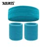 Sports Sweatband Set  Cotton Headband  Wristbands For Men And Women Running Basketball Gym Workout 22