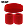 Sports Sweatband Set  Cotton Headband  Wristbands For Men And Women Running Basketball Gym Workout 15