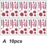 510pcs Halloween Scar Temporary Tattoo Stickers  Waterproof Fake Blood Wound Tattoos For Cosplay  P 12