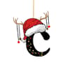 Christmas Letter Ornament  26 Alphabet Initial Pendants For Christmas Tree Personalized Holiday  Ne 6
