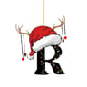 Christmas Letter Ornament  26 Alphabet Initial Pendants For Christmas Tree Personalized Holiday  Ne 21
