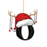 Christmas Letter Ornament  26 Alphabet Initial Pendants For Christmas Tree Personalized Holiday  Ne 18
