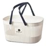 Stackable Plastic Organizer Basket  Portable Drainage Shower Caddy With Handles For Bathroom Toilet 9