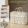 Cute Puppy Foldable Travel Organizer Bag  Large Capacity Polyester Luggage Storage Tote For Packing 7