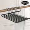 ZShaped Stainless Steel Pants Hanger  SpaceSaving Multifunctional Trouser Rack For Jeans Clothes  C 6