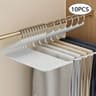 ZShaped Stainless Steel Pants Hanger  SpaceSaving Multifunctional Trouser Rack For Jeans Clothes  C 8