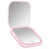 Portable LED Compact Makeup Mirror  1X2X Magnification Folding Pocket Mirror With Lights For Purse  6
