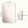 Portable Acrylic Shower Mirror  6 X 4 In Wall Suction Shaving Makeup Mirror For Bathroom Gym Travel 7