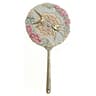 Vintage Chinese Style Handheld Mirror  78 In Floral Swallow Relief Pocket Makeup Mirror With Metal  6