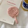 Portable Rose Pocket Makeup Mirror  Foldable Compact Cosmetic Beauty Mirror For Women Travel Handba 8