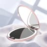 LED Folding Makeup Mirror  TriColor Light DoubleSided 5X Magnifying Portable Vanity Mirror For Trav 6