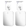 6 In Acrylic AntiFog Shower Mirror  Wall Suction Rectangle Shaving Makeup Mirror For Bathroom Trave 7