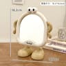 Cute Desktop Makeup Mirror  Portable HD Table Vanity Mirror For Bedroom Dorm Student Desk Beauty Gr 7