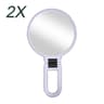 Portable Magnifying Makeup Mirror  2X 5X 10X 15X Compact Folding Pocket Vanity Mirror For Travel Ta 14