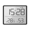 Large LCD Temperature Humidity Alarm Clock  UltraThin Digital Desktop Wall Mount Clock With Indoor  6