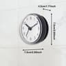 Waterproof Bathroom Shower Clock  295 In Compact Suction Cup Wall Clock For Mirror Kitchen Pool  Re 6