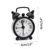 Nordic Silent Quartz Alarm Clock  41 In Compact Metal Table Clock With Night Light Stand For Bedroo 18